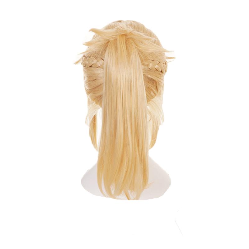FateApocrypha FGO Saber Mordred Blonde Cosplay Wigs