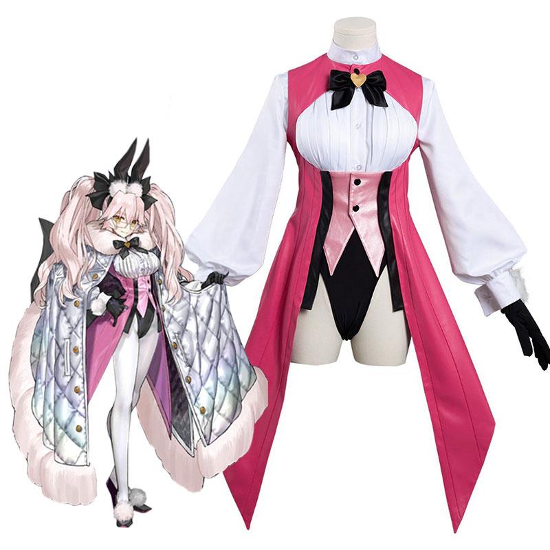 FateGrand Order FGO Tamamo Koyanskaya Bunny Girl Cosplay Costume