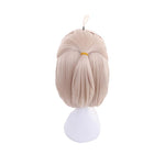 FateGrand Order Okita Souji Saber Blonde Medium Length Cosplay Wigs
