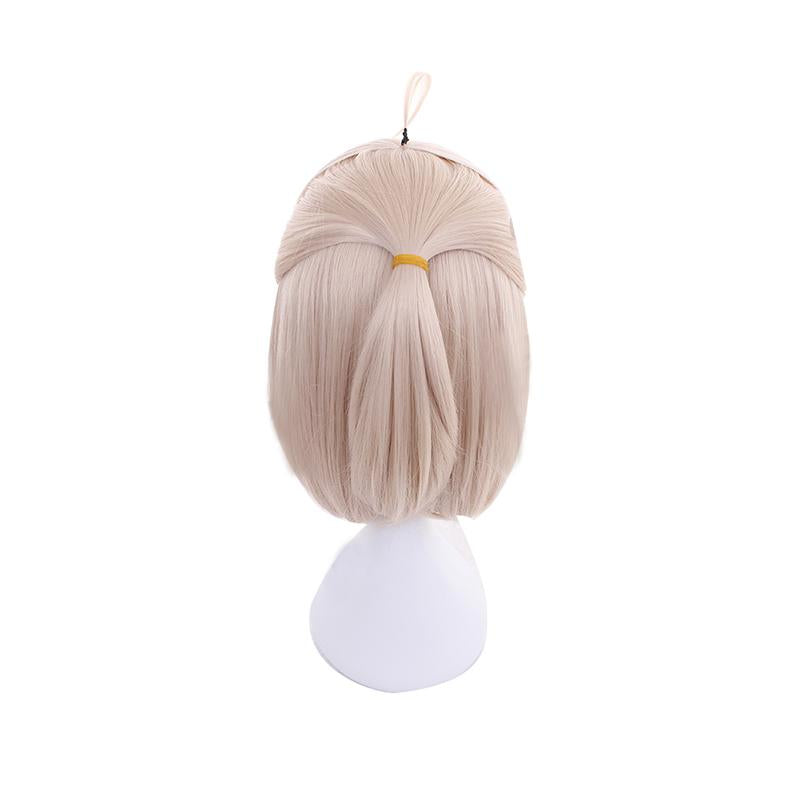FateGrand Order Okita Souji Saber Blonde Medium Length Cosplay Wigs