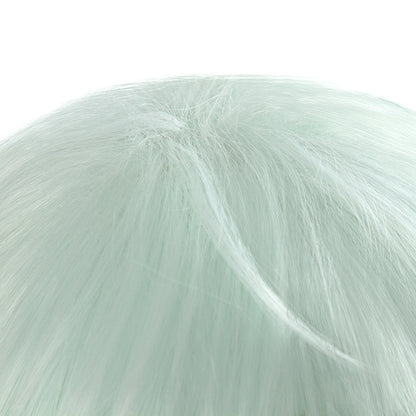 FateGrand Order Servant  Lang Lin Wang Mixed Color Short Straight Cosplay Wigs 