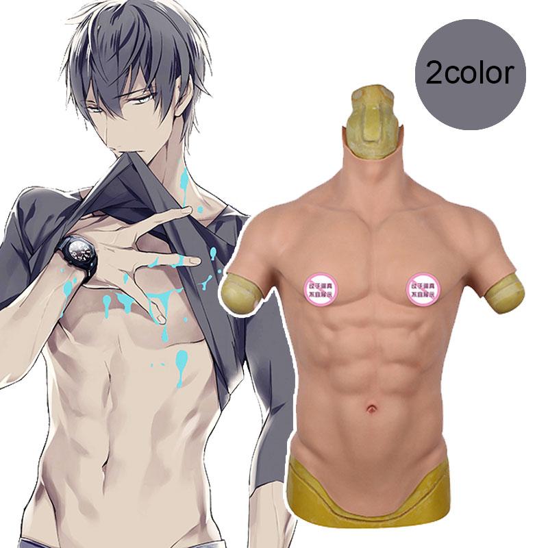 Female To Male Silicone Pectoral Muscles Cosplay Abs 