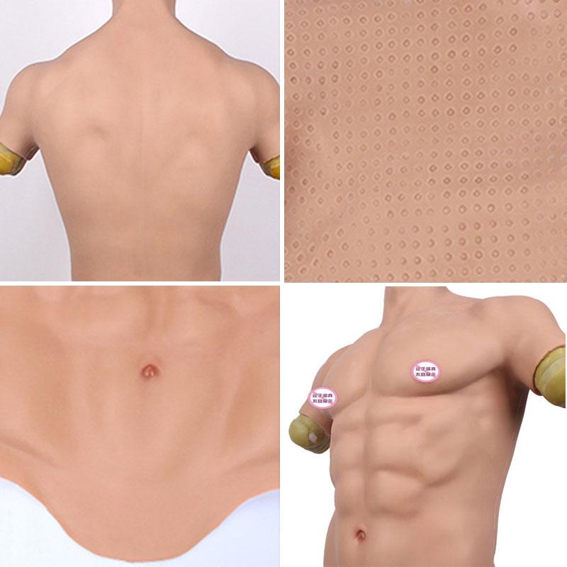 Female To Male Silicone Pectoral Muscles Cosplay Abs 
