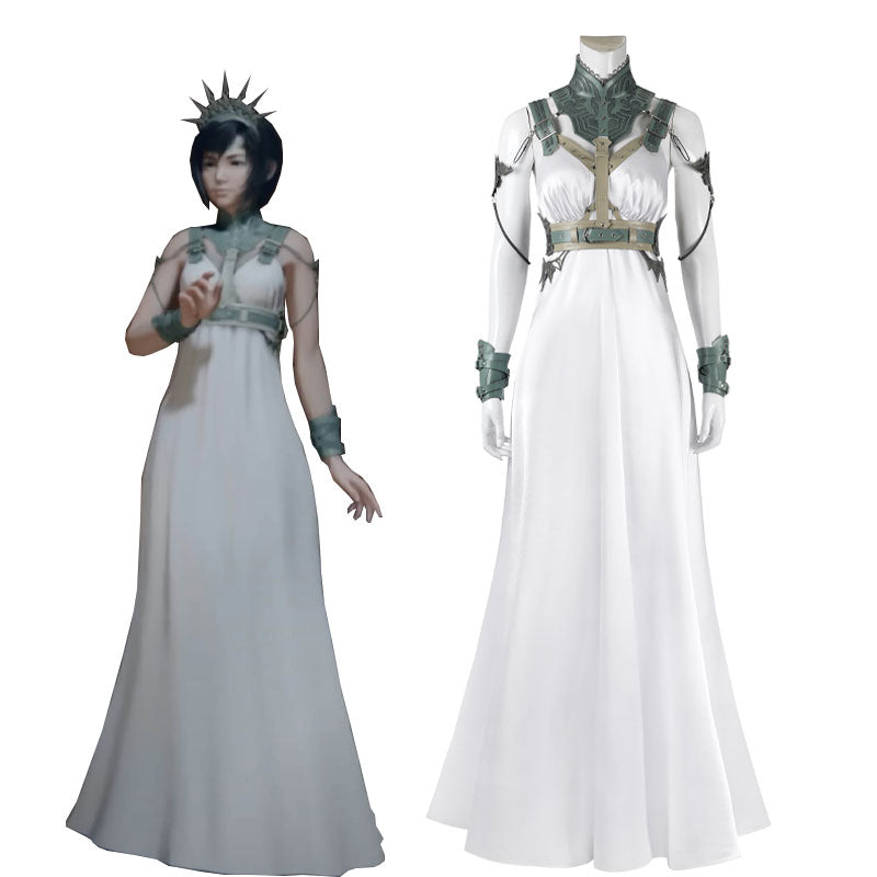FF7 Rebirth Aerith Cosplay Costume Gold Saucer Dance Fancy Dress