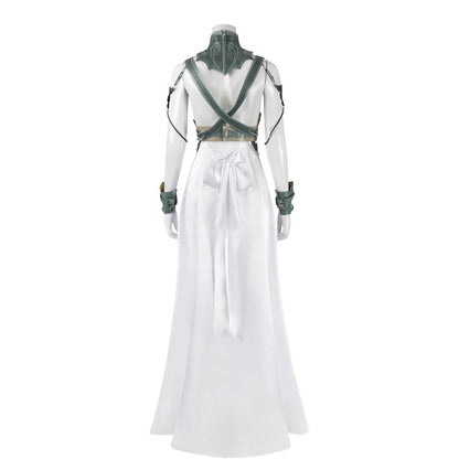 FF7 Rebirth Aerith Cosplay Costume Gold Saucer Dance Fancy Dress