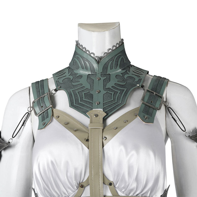 FF7 Rebirth Aerith Cosplay Costume Gold Saucer Dance Fancy Dress