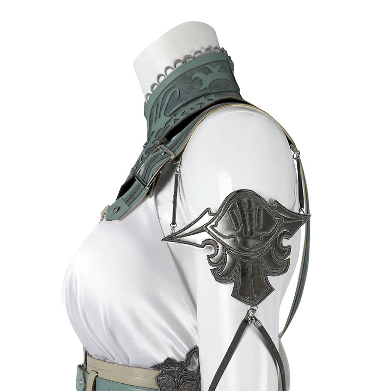 FF7 Rebirth Aerith Cosplay Costume Gold Saucer Dance Fancy Dress
