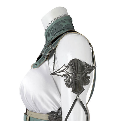 FF7 Rebirth Aerith Cosplay Costume Gold Saucer Dance Fancy Dress