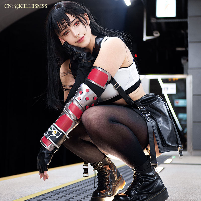 FINAL FANTASY Tifa Full Sets Cosplay Costume 