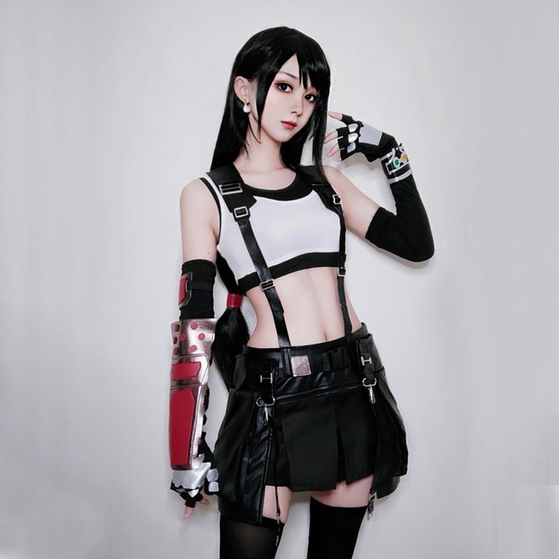 FINAL FANTASY Tifa Full Sets Cosplay Costume Real