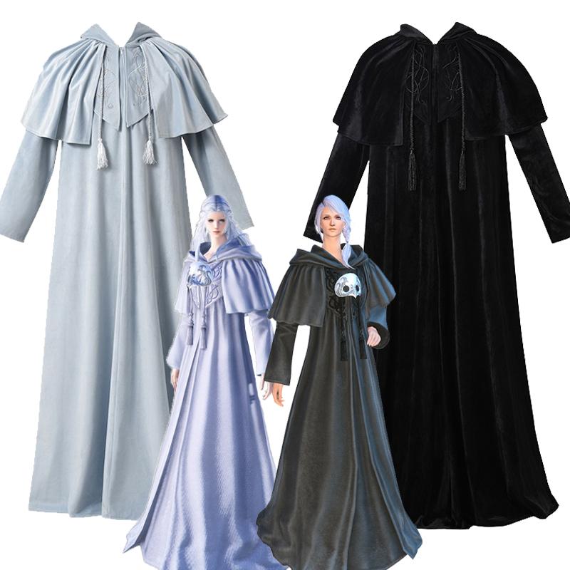 Final Fantasy XIV Endwalker Hythlodaeus Vebat Robe Halloween Cosplay Costume