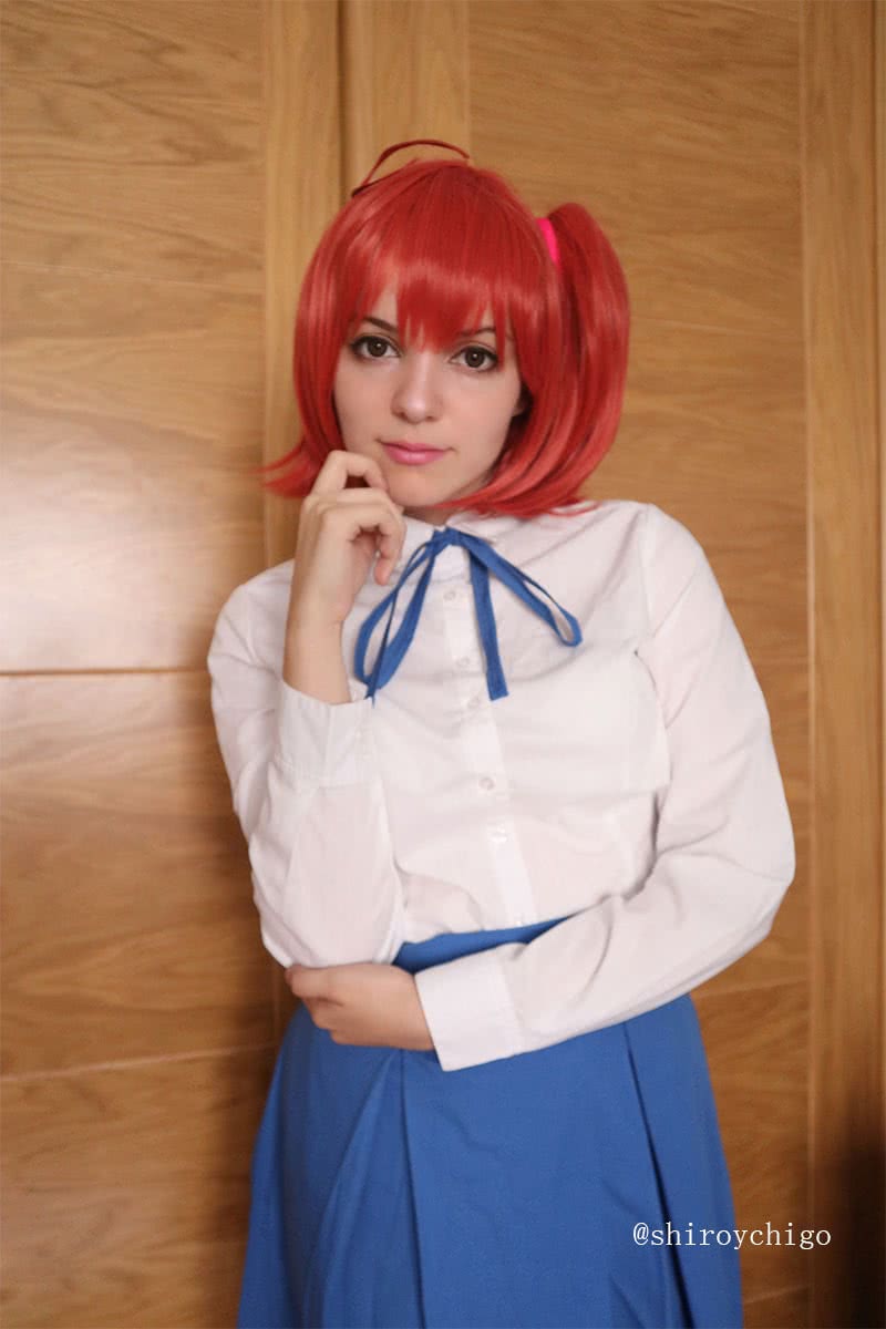 Fate/Grand Order Grand Master Olgamally Animusphere Short Straight Orange Red Synthetic Female Cosplay Wigs