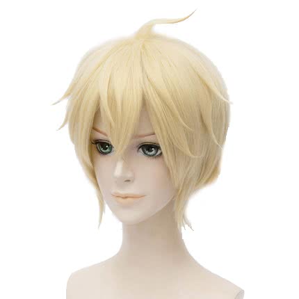 Free! Iwatobi Swim Club Hazuki Nagisa Short Blonde Cosplay Wig