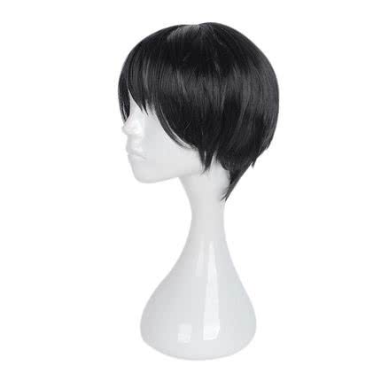 Free! Iwatobi Swim Club Nanase Haruka Black Short Cosplay Wig