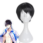 Free! Iwatobi Swim Club Nanase Haruka Black Short Cosplay Wig
