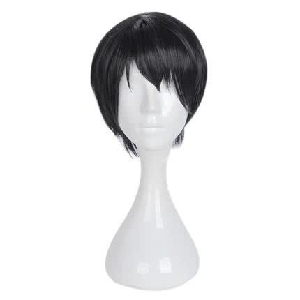 Free! Iwatobi Swim Club Nanase Haruka Black Short Cosplay Wig