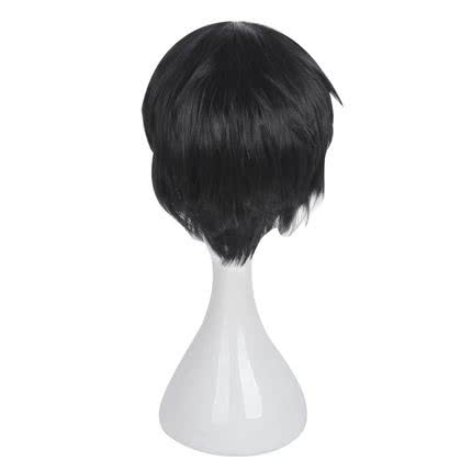 Free! Iwatobi Swim Club Nanase Haruka Black Short Cosplay Wig
