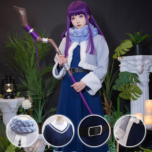Frieren: Beyond Journey's End Fern Winter Cosplay Costume