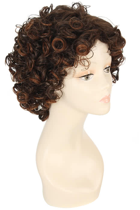 30cm Blonde Brown Short Sexy Curly Fashion Wig