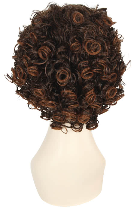 30cm Blonde Brown Short Sexy Curly Fashion Wig