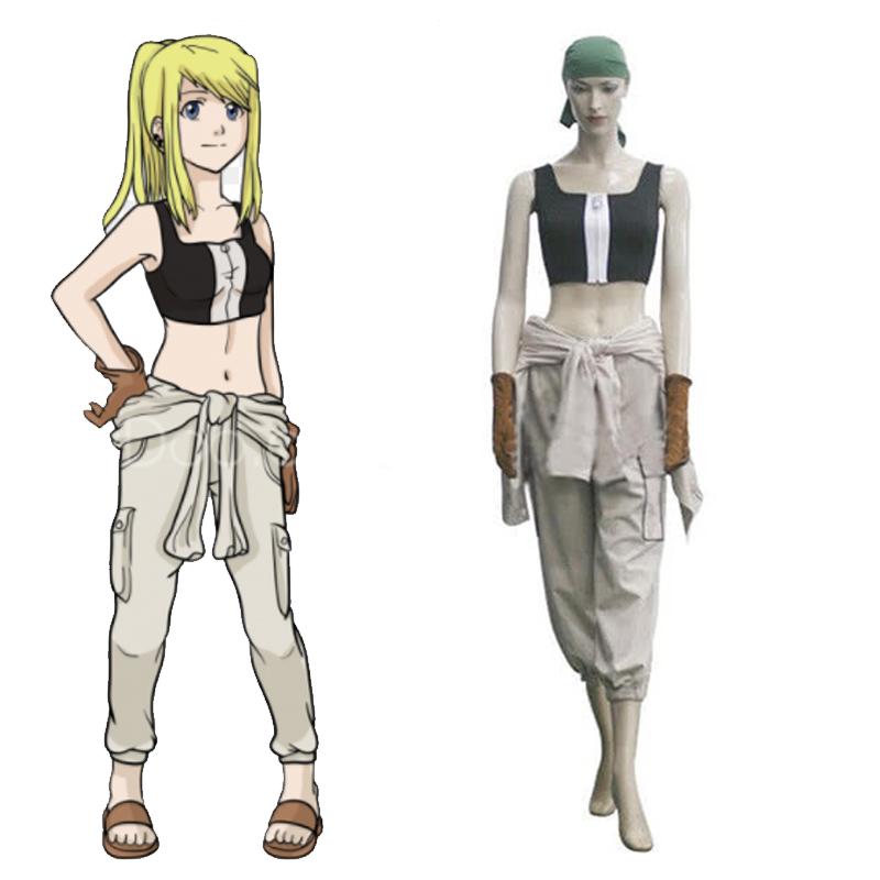 Fullmetal Alchemist Brotherhood Winry Rockbell  Cosplay Costume Custom Made