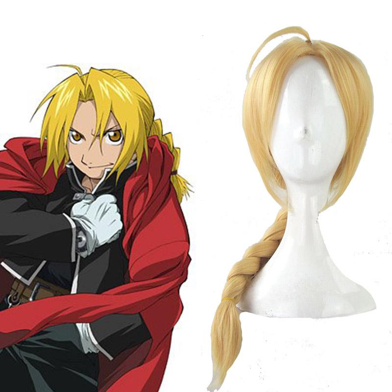 Fullmetal Alchemist Edward Elric 45cm Long Golden Cosplay Wig