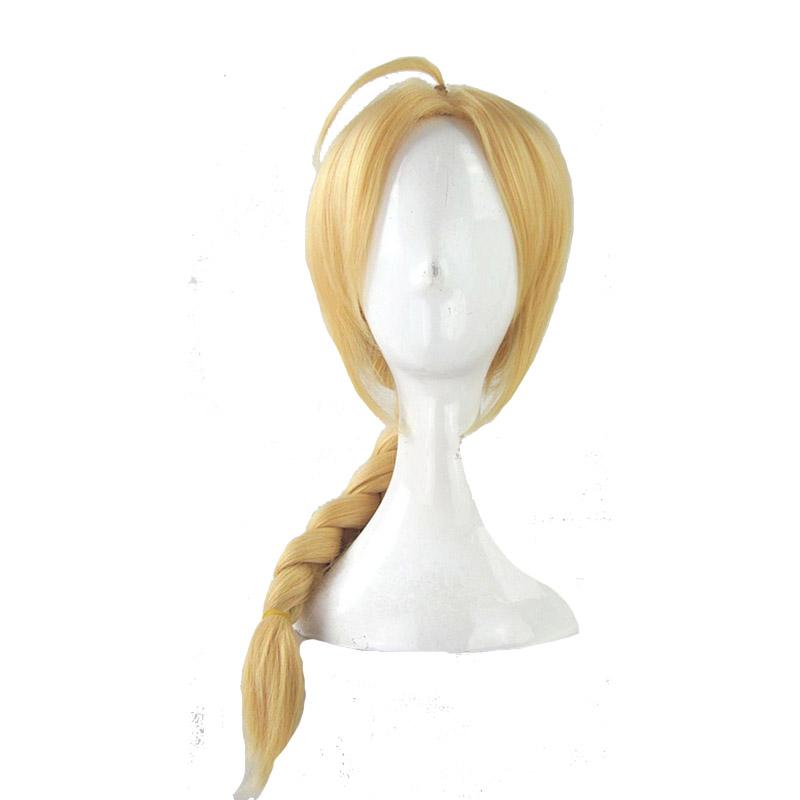 Fullmetal Alchemist Edward Elric 45cm Long Golden Cosplay Wig