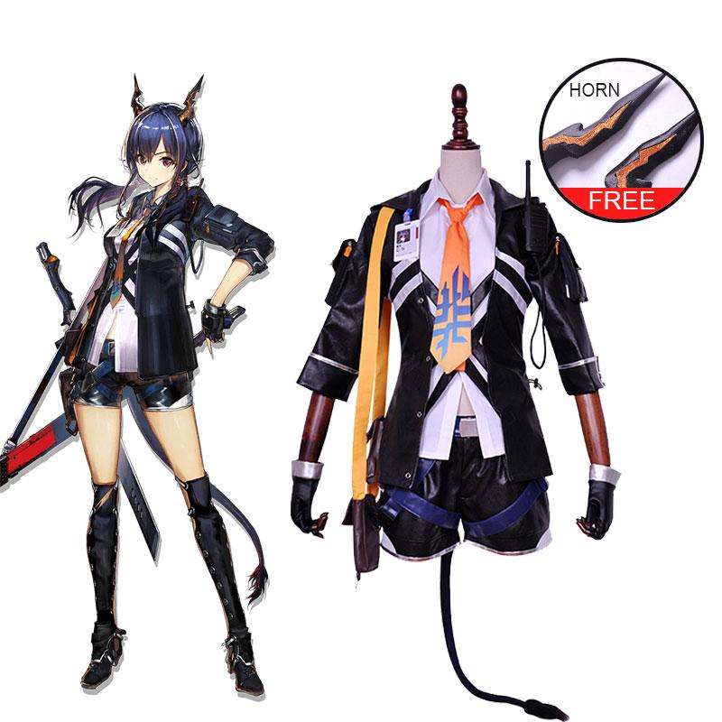 Game Arknights Chen Cosplay Costume