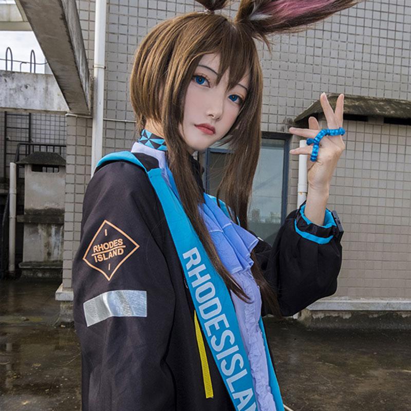 Game Arknights Amiya Cosplay Costume