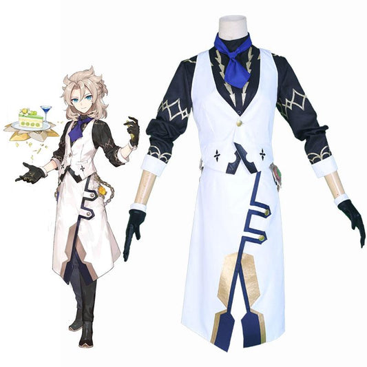 Game Genshin Impact Albedo Sweet Paradise Cosplay Costume