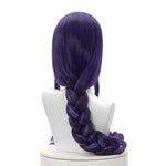 Game Genshin Impact Baal Purple Mided Color Long Cosplay Wigs