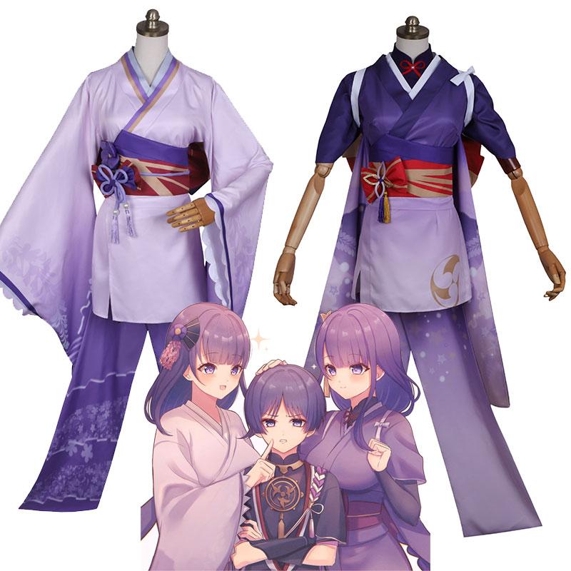 Game Genshin Impact Baal Raiden Shogun Raiden Ei Raiden Makoto Cosplay Costume