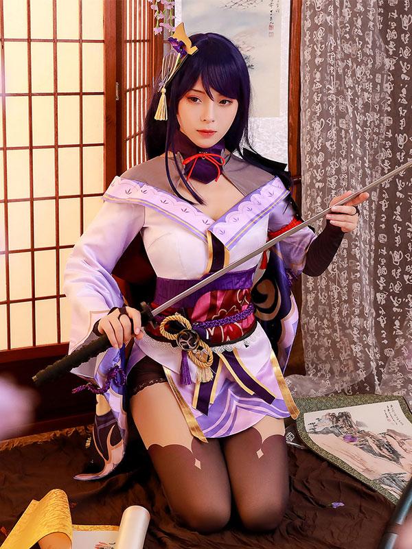 Game Genshin Impact Baal Suit Cosplay Costume