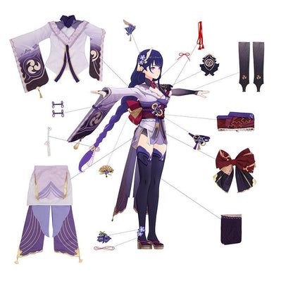 Game Genshin Impact Baal Suit Cosplay Costume