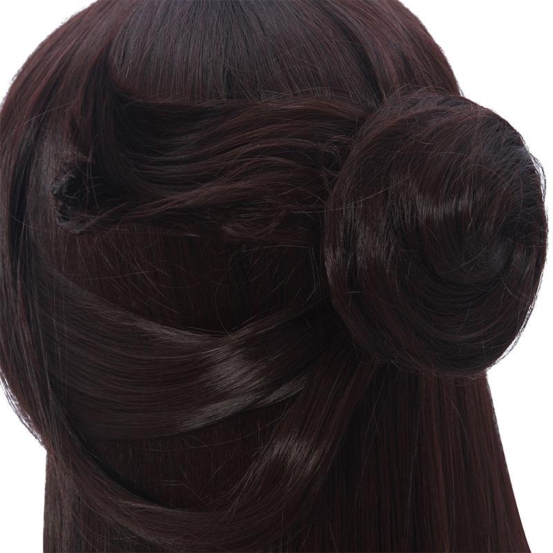 Game Genshin Impact Beidou Brown Long Cosplay Wigs