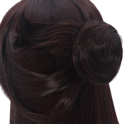 Game Genshin Impact Beidou Brown Long Cosplay Wigs