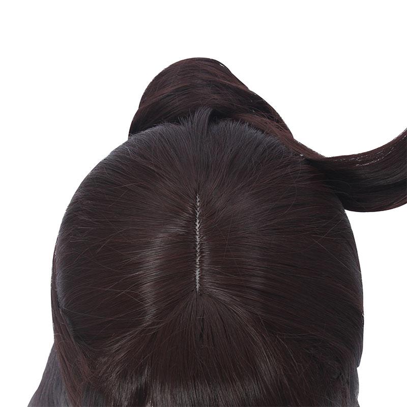 Game Genshin Impact Beidou Brown Long Cosplay Wigs