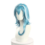 Game Genshin Impact Eula Blue Mixed White Cosplay Wigs