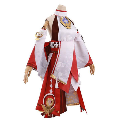 Game Genshin Impact Guuji Yae Cosplay Costume
