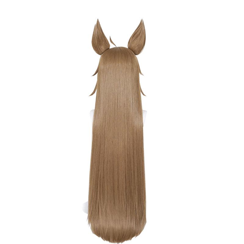 Game Genshin Impact Hina Gorou Brown Mixed Color Long Cosplay Wigs