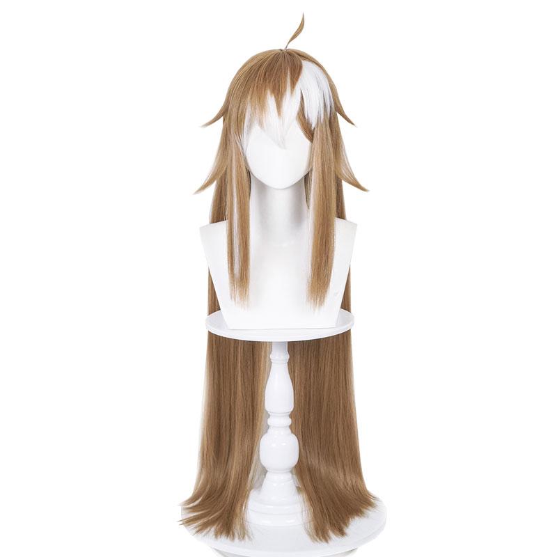 Game Genshin Impact Hina Gorou Brown Mixed Color Long Cosplay Wigs