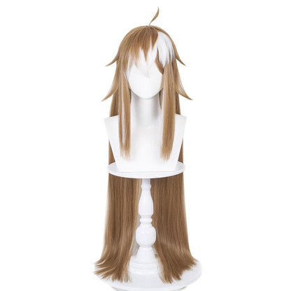 Game Genshin Impact Hina Gorou Brown Mixed Color Long Cosplay Wigs