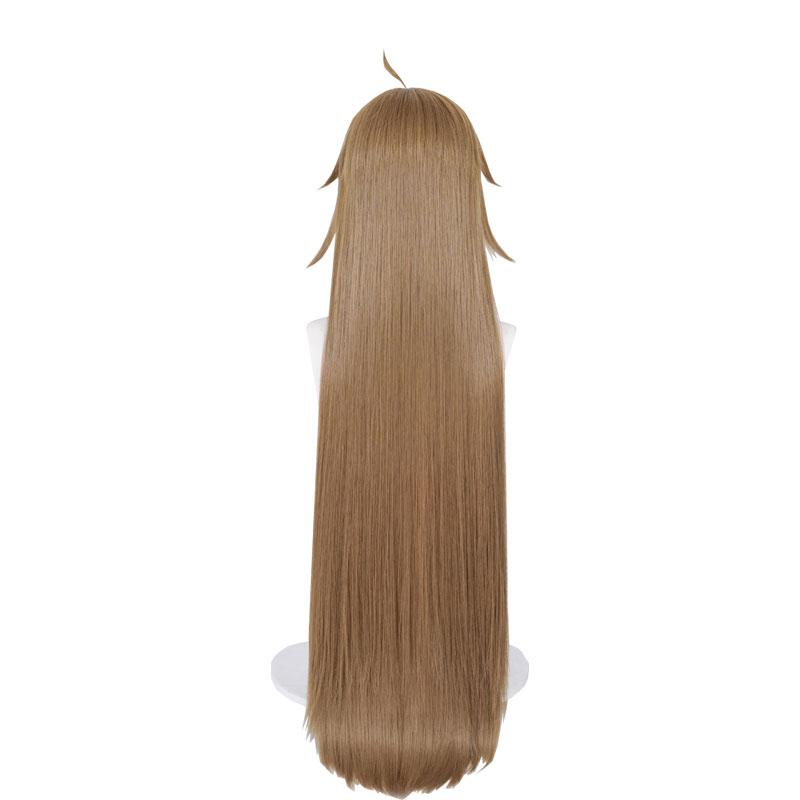Game Genshin Impact Hina Gorou Brown Mixed Color Long Cosplay Wigs