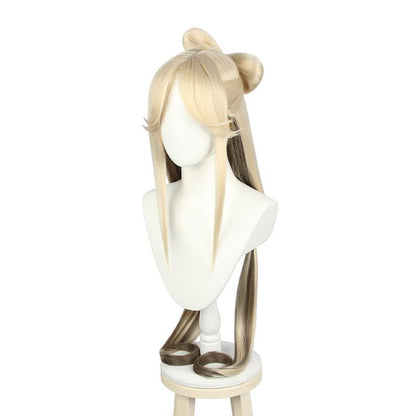 Game Genshin Impact Ningguang Blond Gradient Cosplay