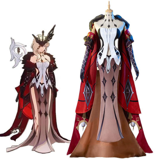 Game Genshin Impact NPC Signora Cosplay 