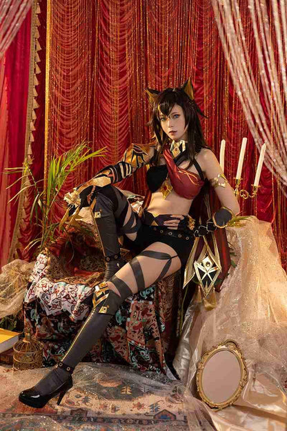 Game Genshin Impact Sumeru Dehya Cosplay Costume