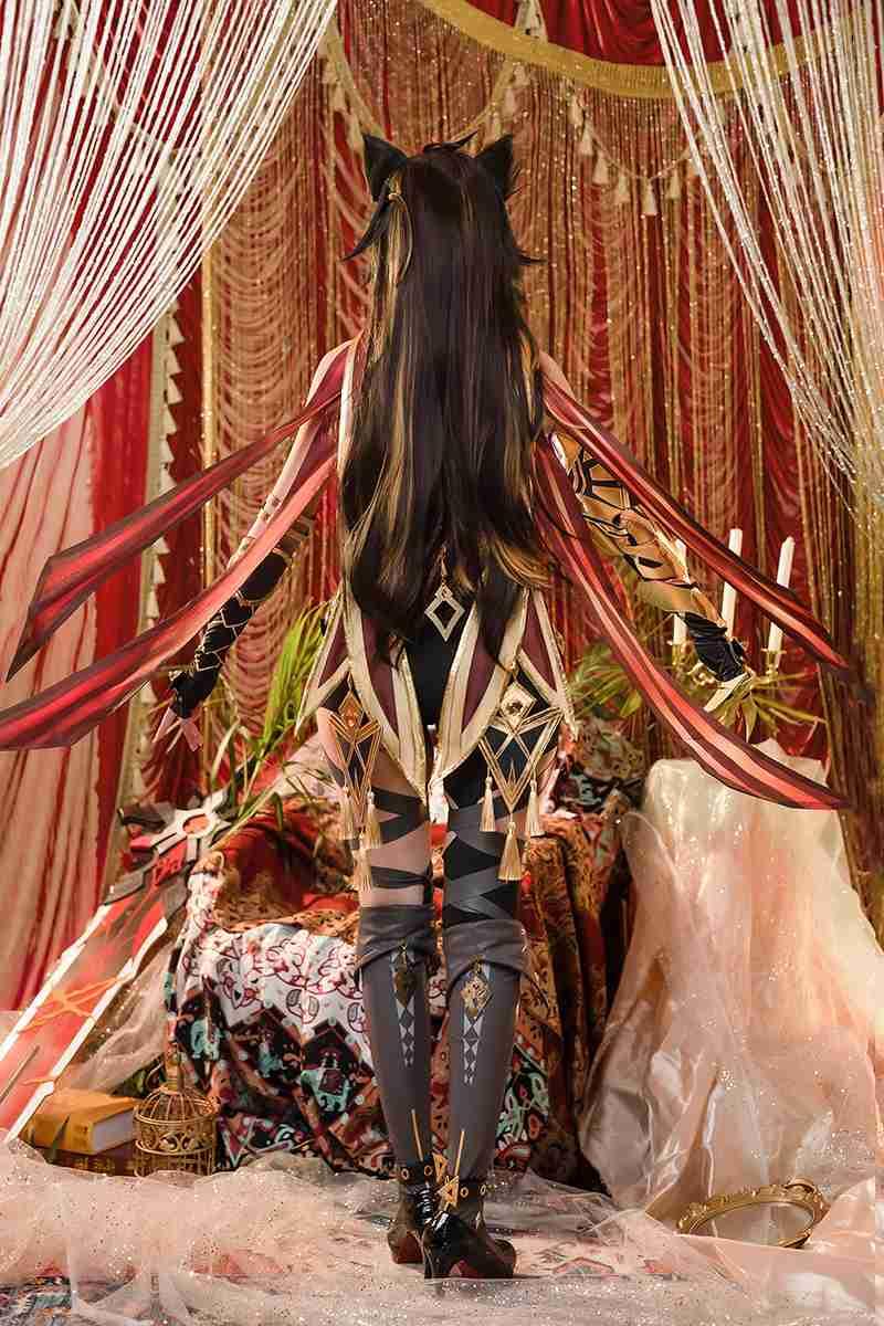 Game Genshin Impact Sumeru Dehya Cosplay Costume