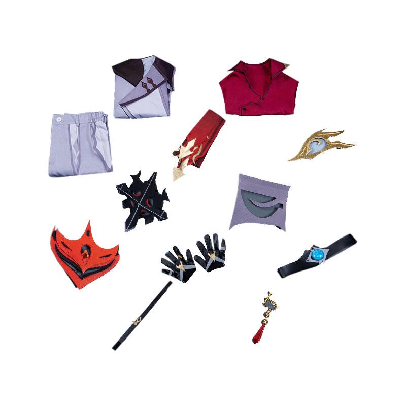 Game Genshin Impact  Childe Tartaglia Cosplay Costume