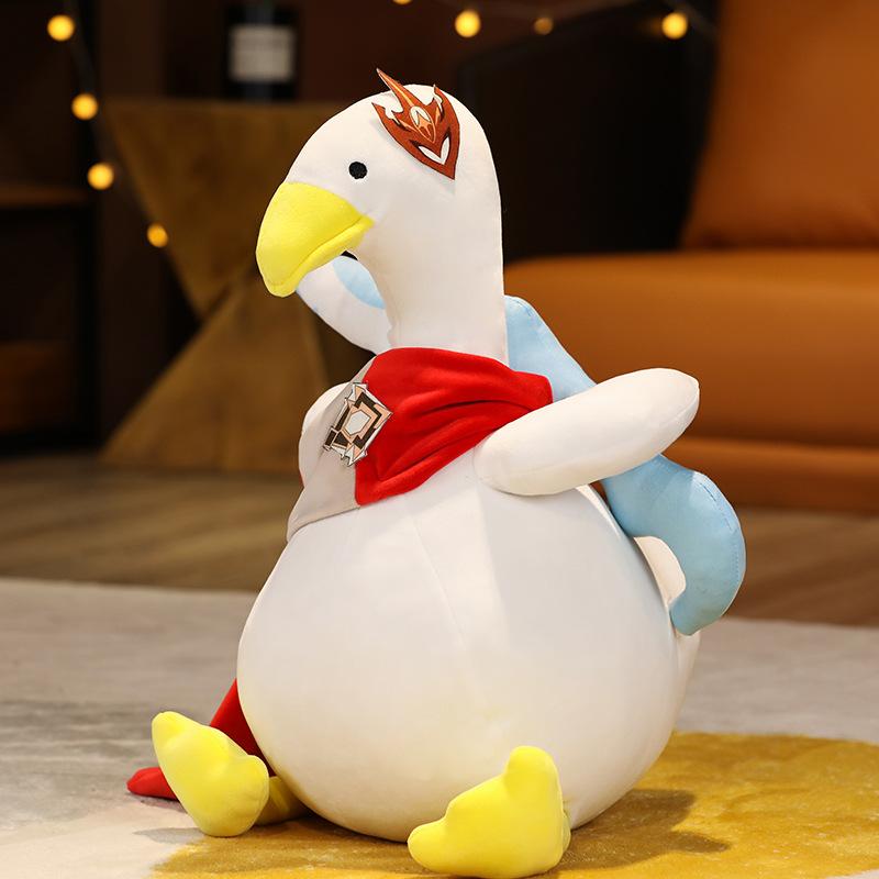 Game Genshin Impact Tartaglia Duck Plush Doll Cosplay Prop