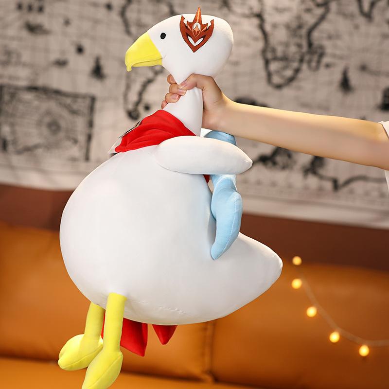 Game Genshin Impact Tartaglia Duck Plush Doll Cosplay Prop